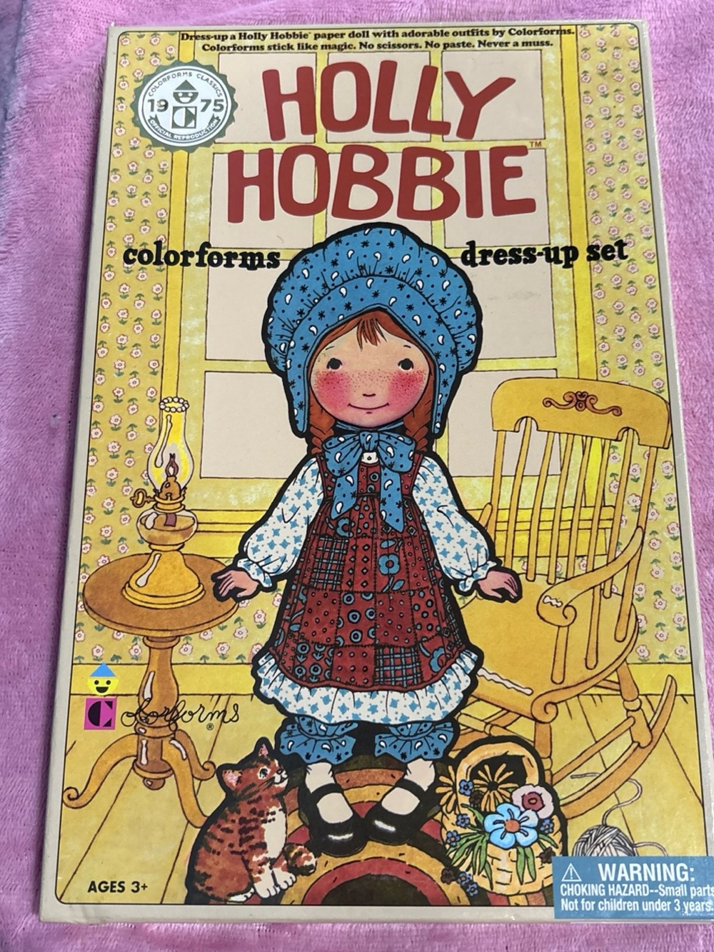 Holly Hobbie Colorforms Dress-Up Set - Yellow/Blue/Red Artwork